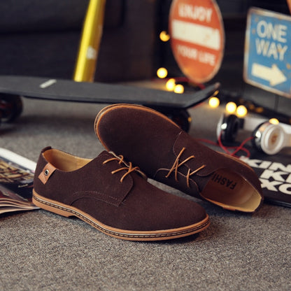 Men’s Casual Suede Oxford Shoes – Lightweight Lace-Up Dress Shoes for Work, Events & Smart Everyday Looks