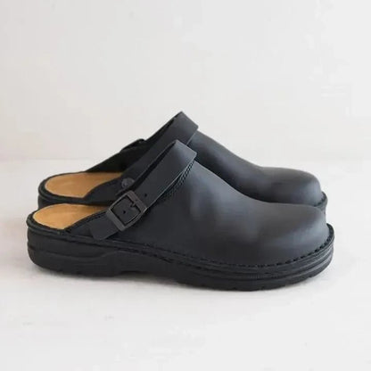 Leather Slippers | Slip-On | Orthopedic | Mule Slippers | Men's Sandals