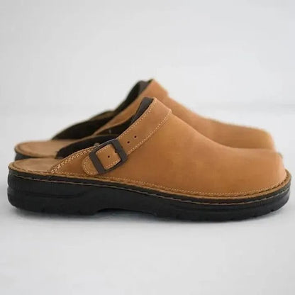 Leather Slippers | Slip-On | Orthopedic | Mule Slippers | Men's Sandals
