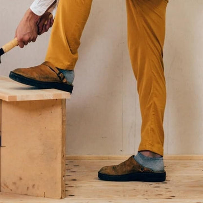 Leather Slippers | Slip-On | Orthopedic | Mule Slippers | Men's Sandals