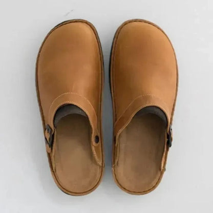Leather Slippers | Slip-On | Orthopedic | Mule Slippers | Men's Sandals