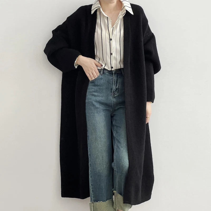Long Cardigan | Open Front | Knitted | Oversized Cardigan | Women's Clothing