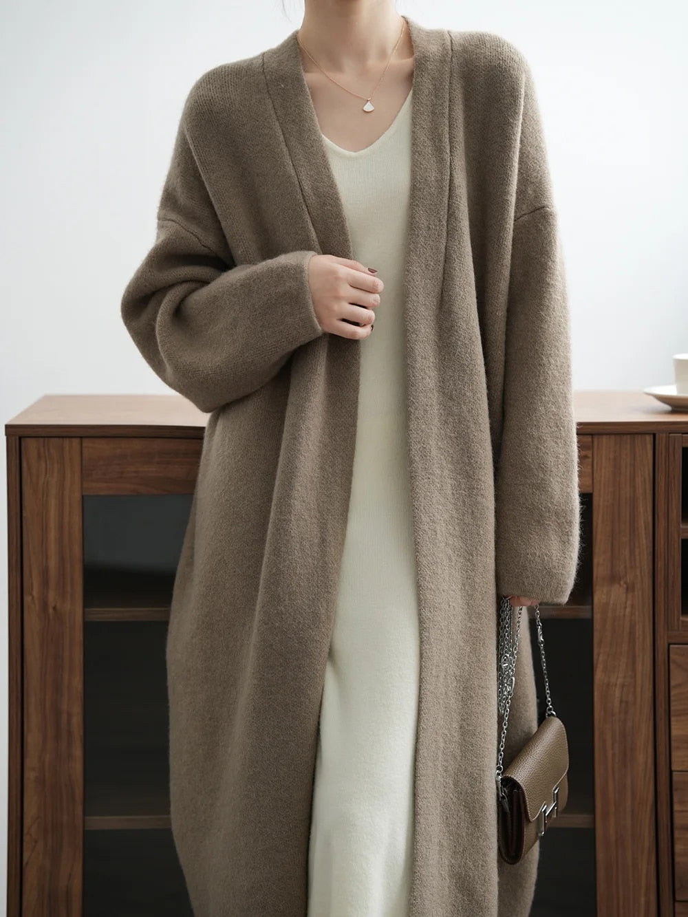 Long Cardigan | Open Front | Knitted | Oversized Cardigan | Women's Clothing