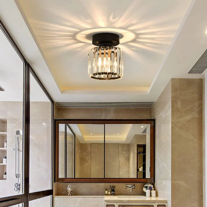 Modern Nordic Crystal Glass LED Ceiling Light