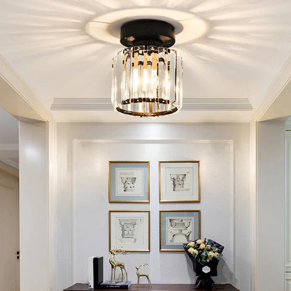Modern Nordic Crystal Glass LED Ceiling Light