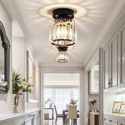 Modern Nordic Crystal Glass LED Ceiling Light