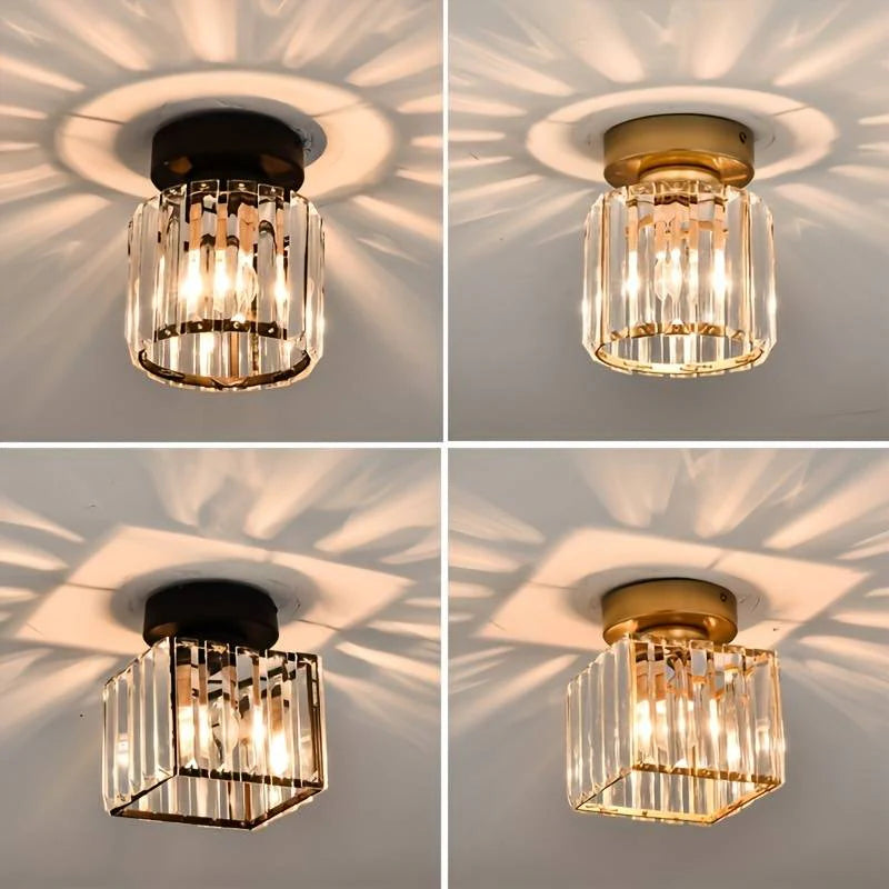 Modern Nordic Crystal Glass LED Ceiling Light