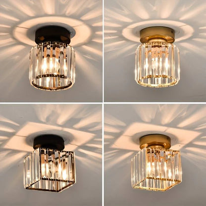 Modern Nordic Crystal Glass LED Ceiling Light