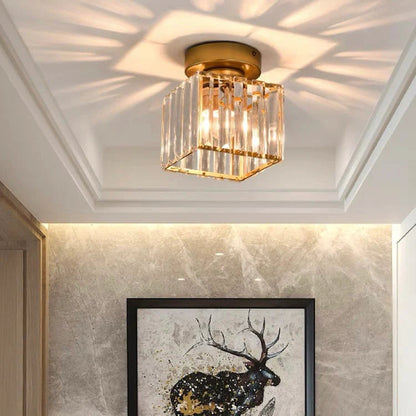 Modern Nordic Crystal Glass LED Ceiling Light
