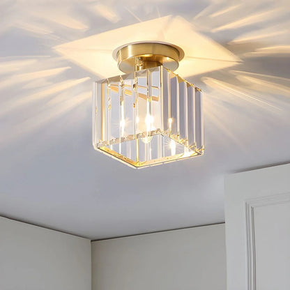 Modern Nordic Crystal Glass LED Ceiling Light
