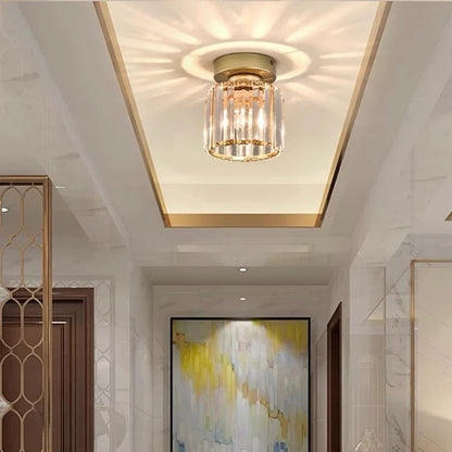 Modern Nordic Crystal Glass LED Ceiling Light