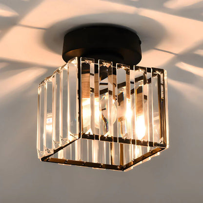 Modern Nordic Crystal Glass LED Ceiling Light