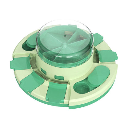Interactive Slow Feeder Dog Bowl – Puzzle Toy & Food Dispenser for Healthy Eating