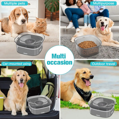 No-Spill Dog Water Bowl – Anti-Splash, Slow Drinking & Travel-Friendly Pet Water Dispenser