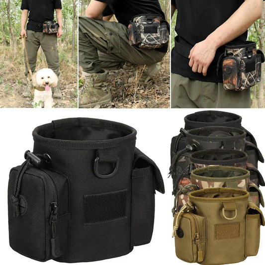 Tactical Dog Training Treat Pouch – Durable, Multi-Pocket & Hands-Free Pet Training Bag