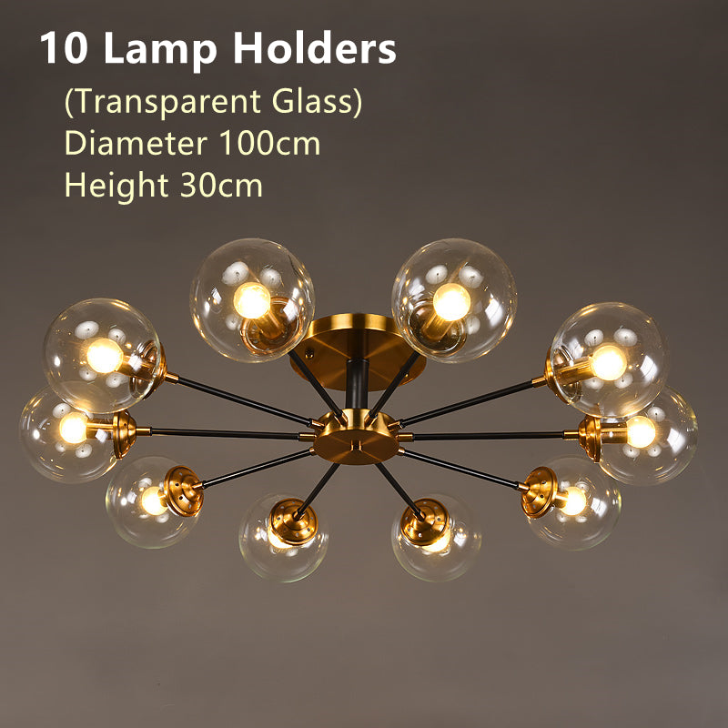 Nordic copper chandelier
