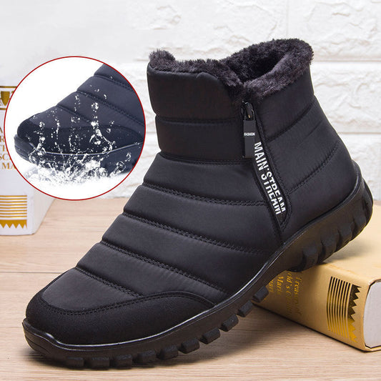 Snow Boots | Fur-Lined | Zip-Up | Waterproof Shoes | Winter Boots