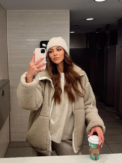 Teddy Jacket - Women's Oversized Teddy Fleece Winter Jacket
