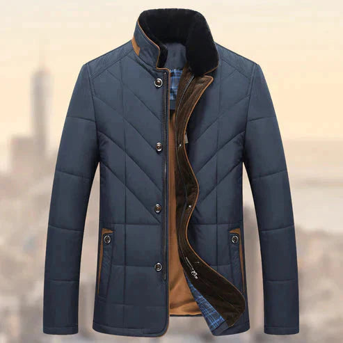 Winter Jacket - Collar - Zip Up - Puffer Jacket - Men's Jacket