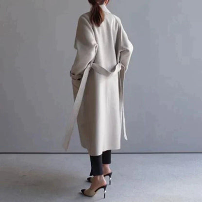 Wool Coat | Oversized | Belt | Long Coat | Women's Wool Overcoat