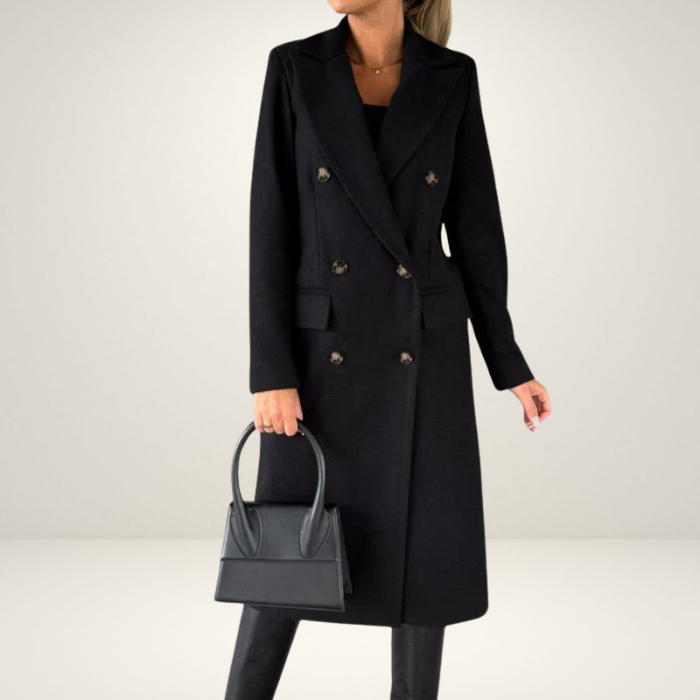 Zaara Wool Coat | Stylish women's coat for fall and winter
