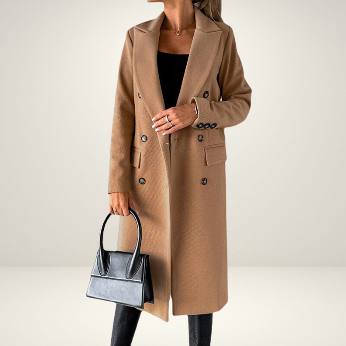 Zaara Wool Coat | Stylish women's coat for fall and winter