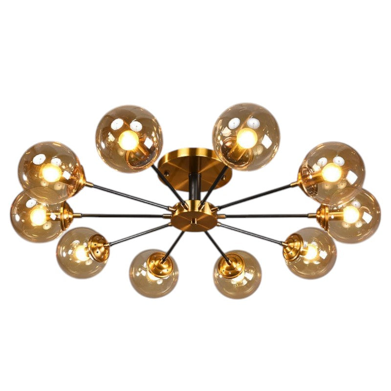 Nordic copper chandelier