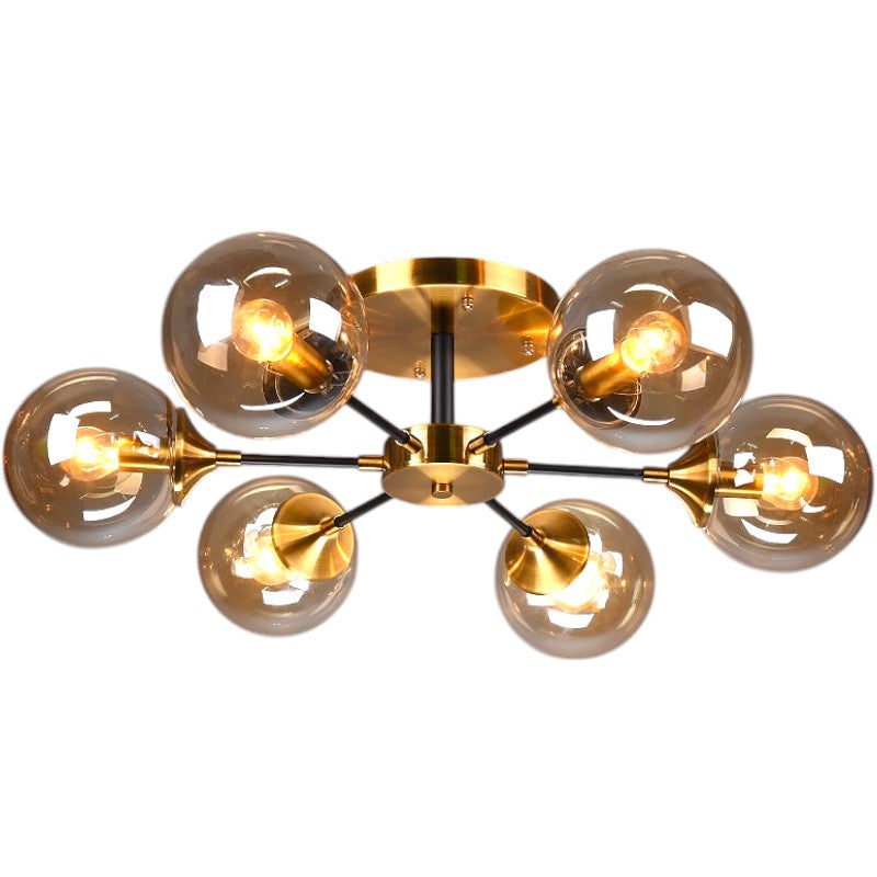 Nordic copper chandelier