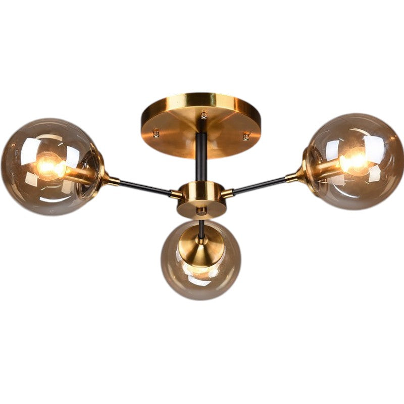 Nordic copper chandelier