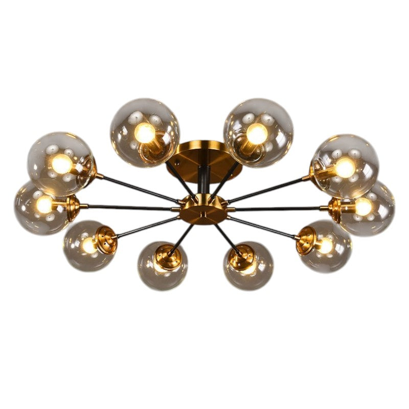 Nordic copper chandelier