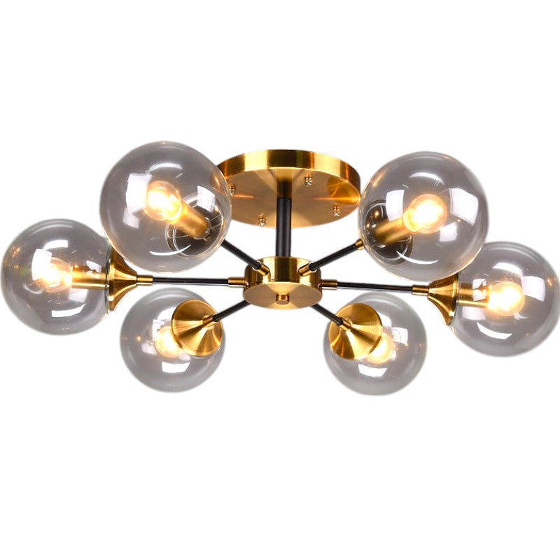 Nordic copper chandelier