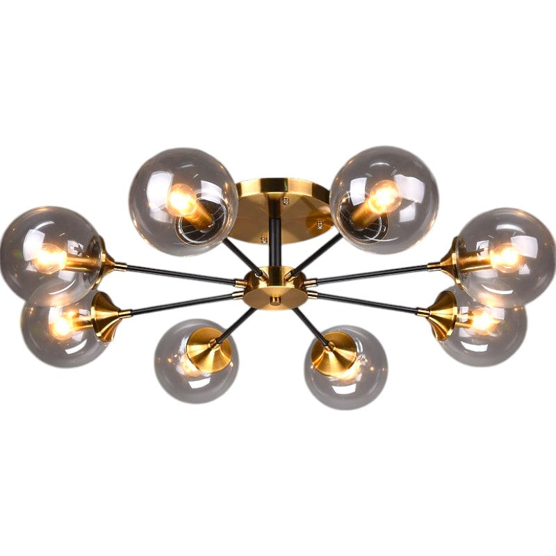 Nordic copper chandelier