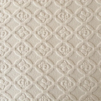 Soft Throw Blanket Embroidered Cozy