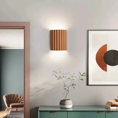 Nordic Resin Plaster Shade Wall Light