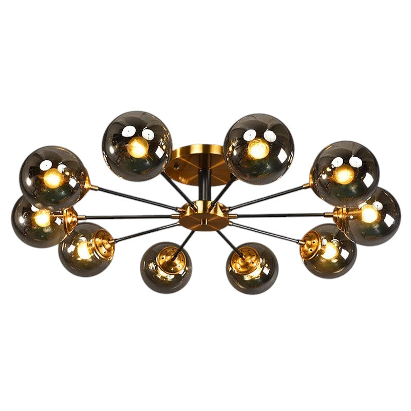 Nordic copper chandelier