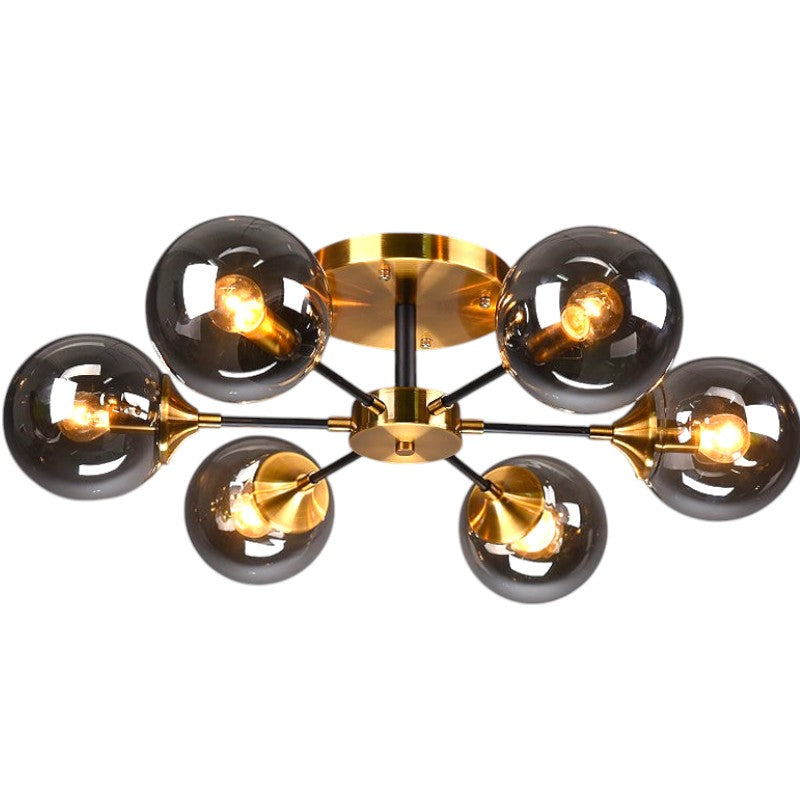 Nordic copper chandelier