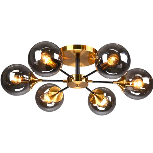 Nordic copper chandelier