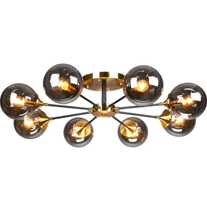 Nordic copper chandelier