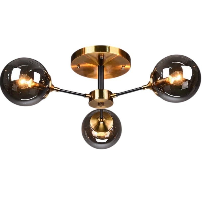Nordic copper chandelier