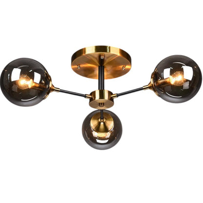 Nordic copper chandelier